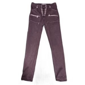 Manière De Voir Lace-Up Skinny Pants — Moto Detail
